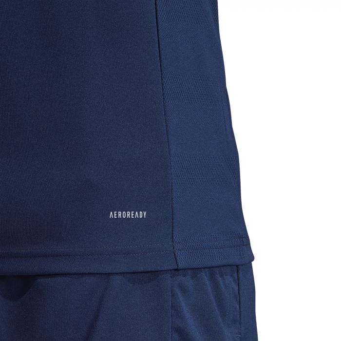 Adidas Team 19 Womens Short Sleeve Jersey - Navy/White