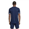 Adidas Team 19 Mens Short Sleeve Jersey - Navy/White