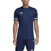 Adidas Team 19 Mens Short Sleeve Jersey - Navy/White