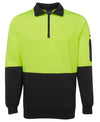 Hi Vis 1/2 Zip Fleecy