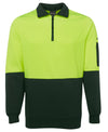 Hi Vis 1/2 Zip Fleecy