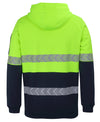 Hi Vis (D+N) 1/2 Zip Segmented Tape Hoodie