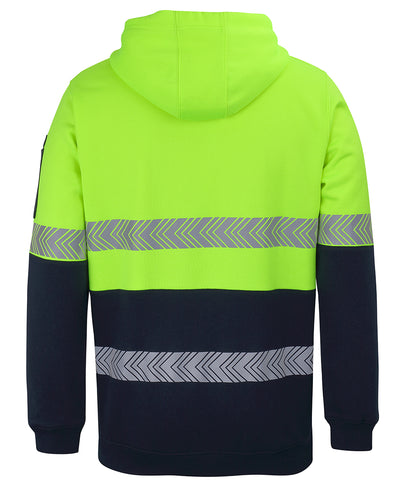 Hi Vis (D+N) 1/2 Zip Segmented Tape Hoodie