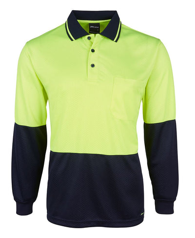 Hi Vis L/S Jacquard Polo