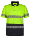 Hi Vis S/S Segmented Tape Polo