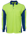 Hi Vis L/S Arm Panel Polo