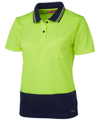 Ladies Hi Vis S/S Comfort Polo