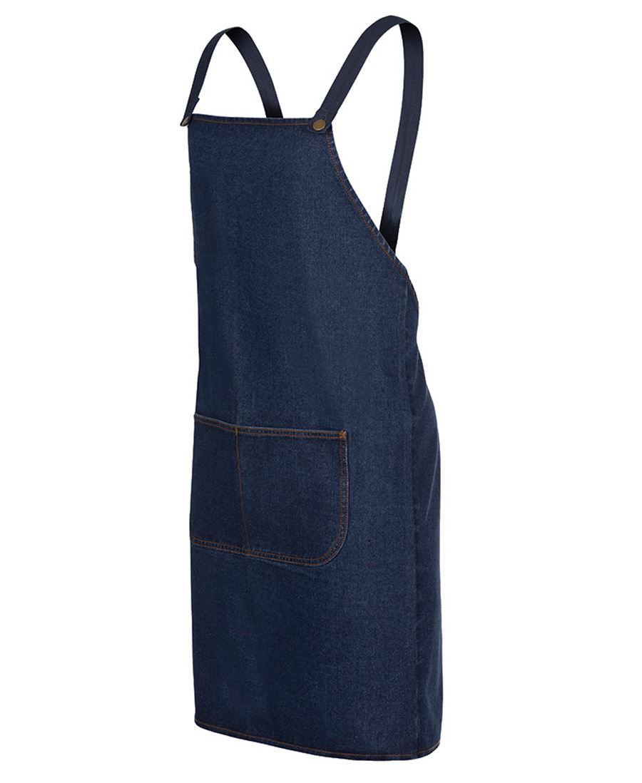 JB's Cross Back Denim Apron (with custom straps)