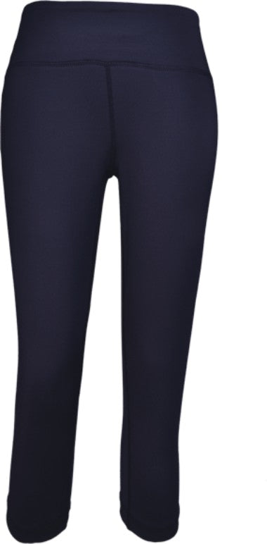 Ladies High Waisted 3/4 Length Gym Tights