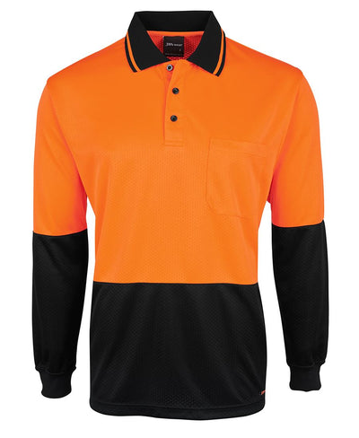 Hi Vis L/S Jacquard Polo