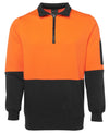 Hi Vis 1/2 Zip Fleecy