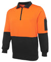 Hi Vis 1/2 Zip Fleecy