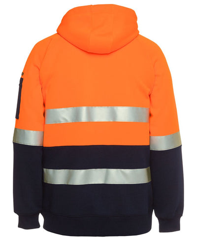 Hi Vis (D+N) Full Zip Fleecy Hoodie