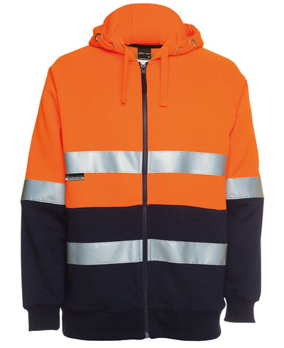 Hi Vis (D+N) Full Zip Fleecy Hoodie